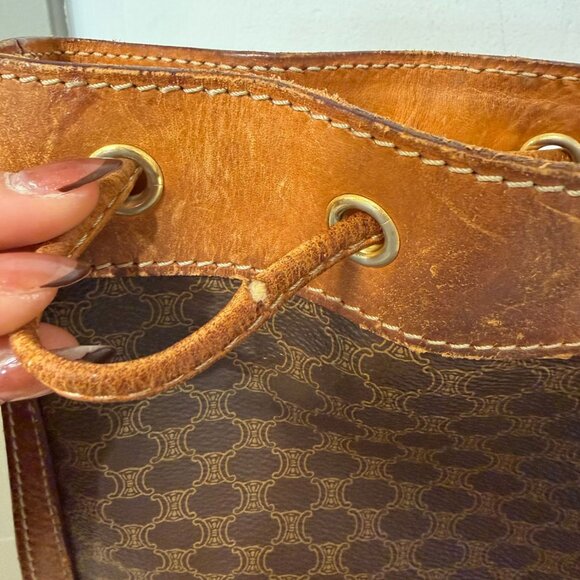 Celine Vintage Macadam Bucket Bag - Picture 14 of 16